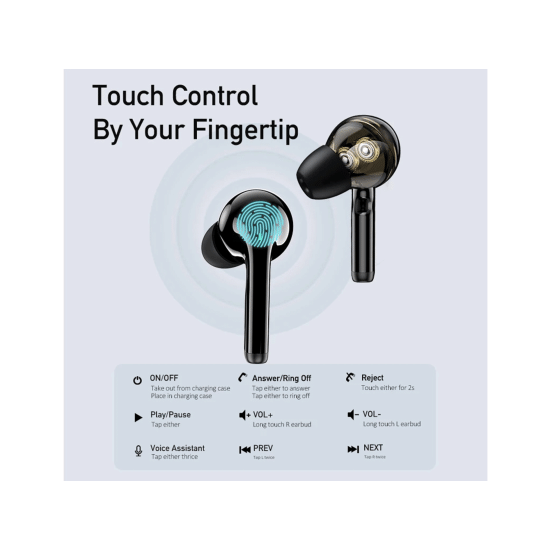 Awei T12P Earbud Bluetooth Handsfree with Charging Case